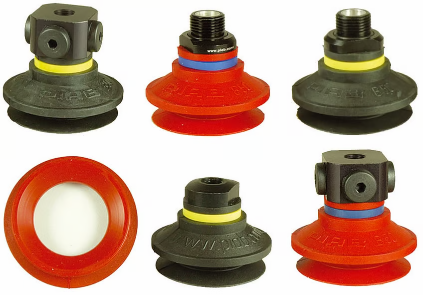 Piab suction cup B family untuk aplikasi gripping dan pengangkatan material fleksibel